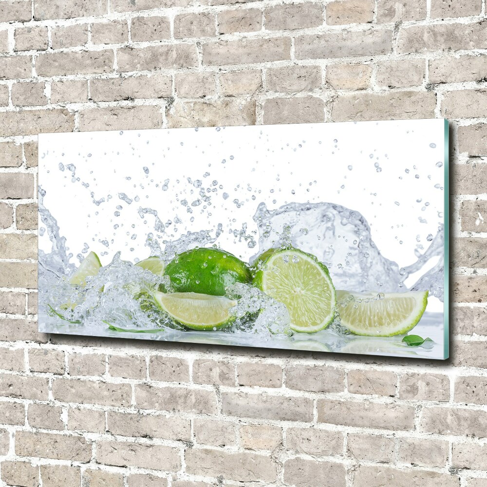 Wall art acrylic Lime and water