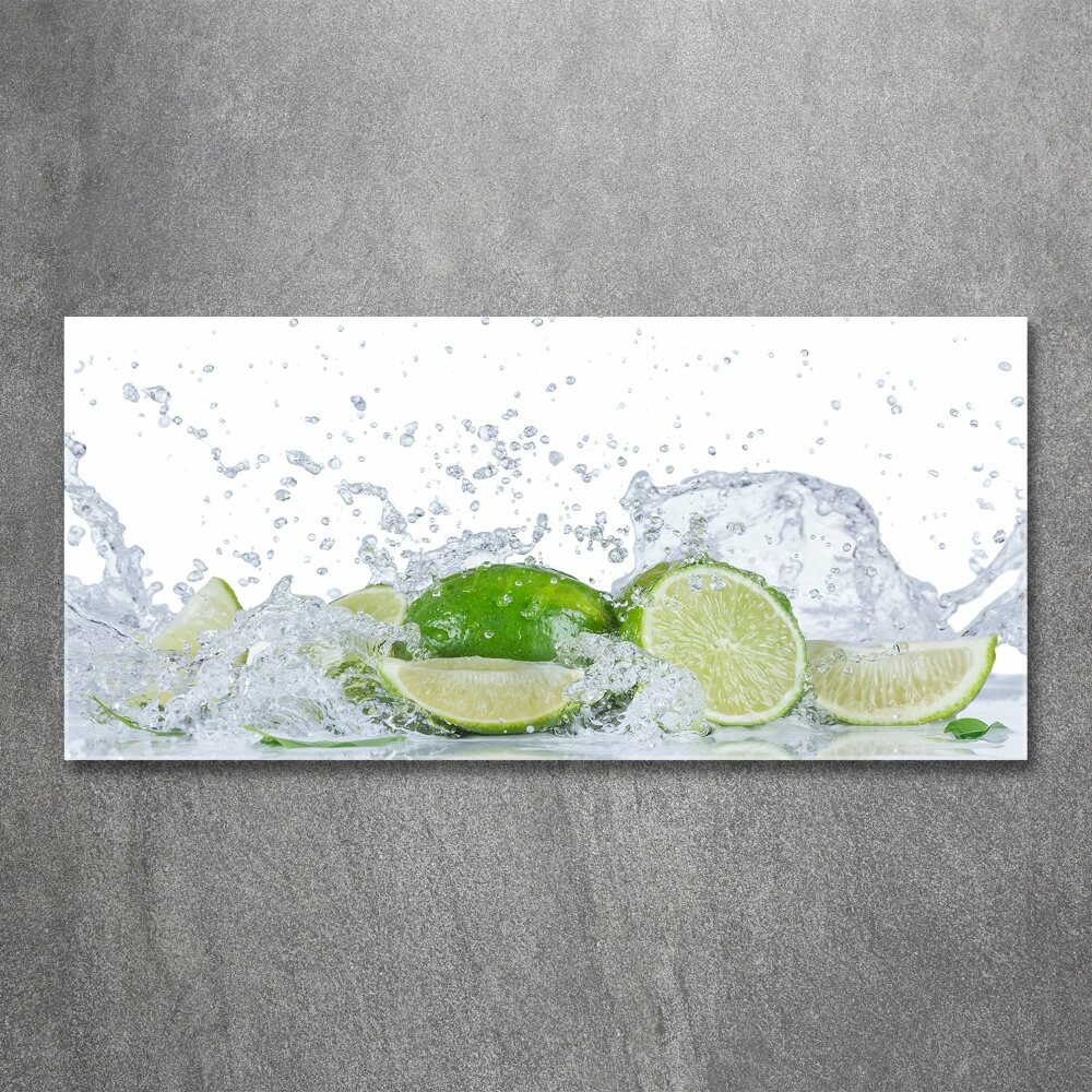 Wall art acrylic Lime and water