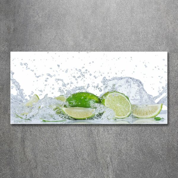 Wall art acrylic Lime and water