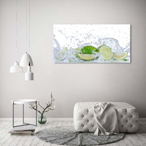 Wall art acrylic Lime and water