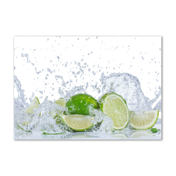 Wall art acrylic Lime and water