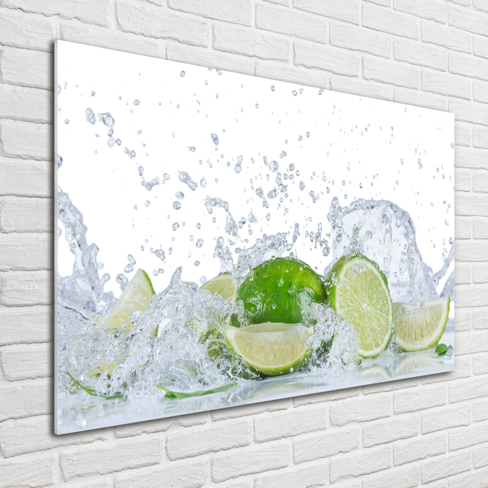 Wall art acrylic Lime and water