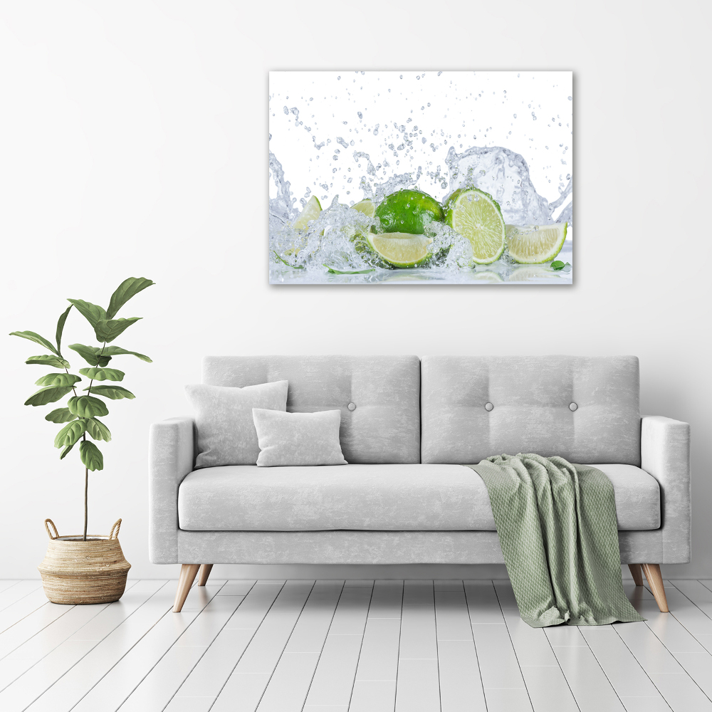 Wall art acrylic Lime and water