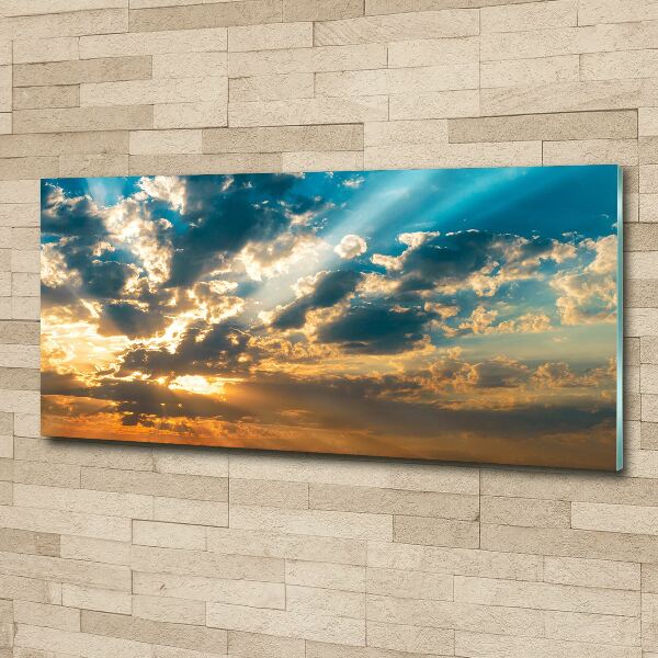 Wall art acrylic Sunset heaven