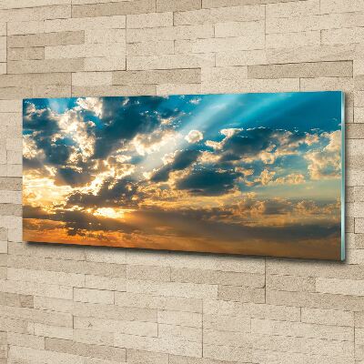 Wall art acrylic Sunset heaven