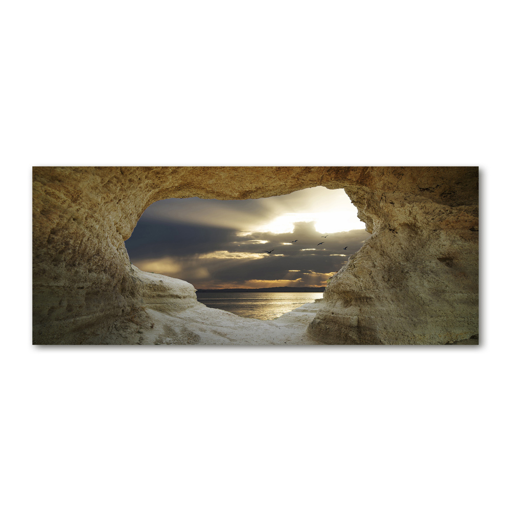 Wall art acrylic Coastal cave