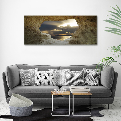 Wall art acrylic Coastal cave