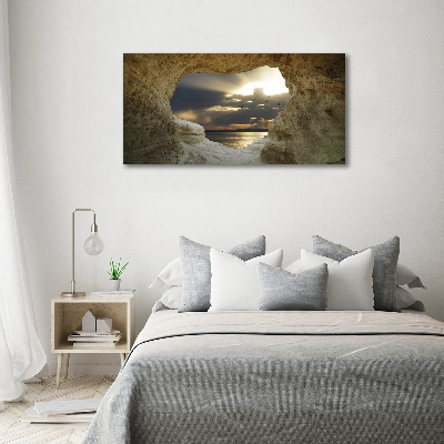 Wall art acrylic Coastal cave