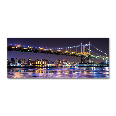 Acrylic wall picture A bridge in New York