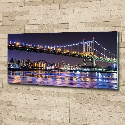 Acrylic wall picture A bridge in New York