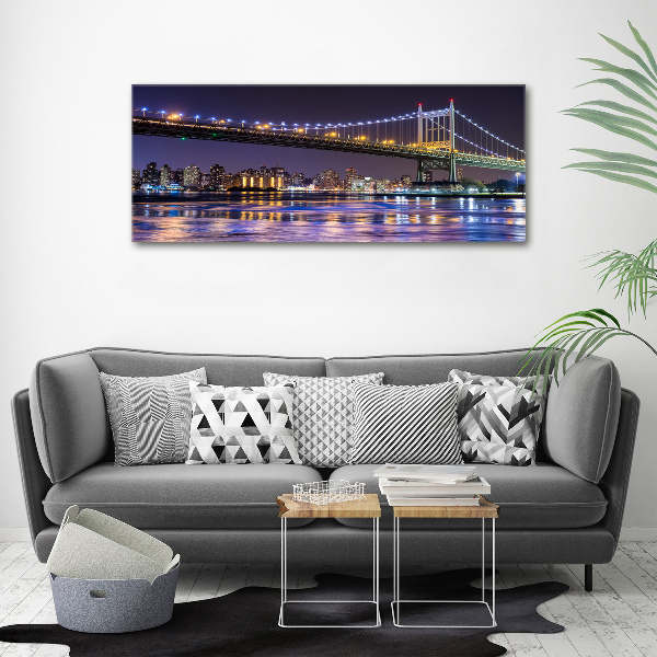 Acrylic wall picture A bridge in New York