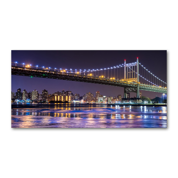 Acrylic wall picture A bridge in New York