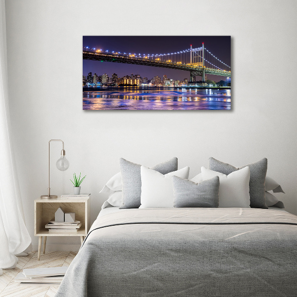 Acrylic wall picture A bridge in New York