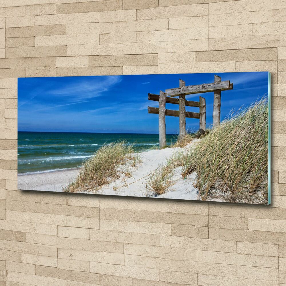 Wall art acrylic Coastal dunes