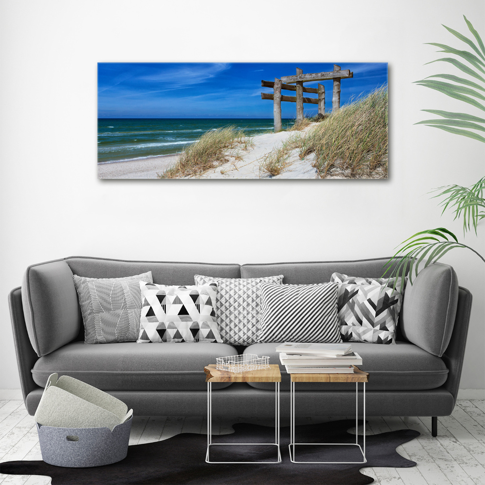 Wall art acrylic Coastal dunes