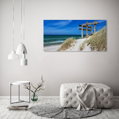 Wall art acrylic Coastal dunes