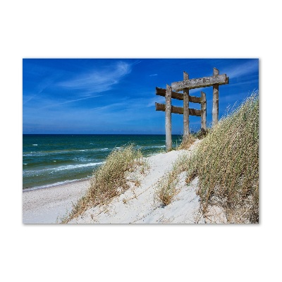 Wall art acrylic Coastal dunes