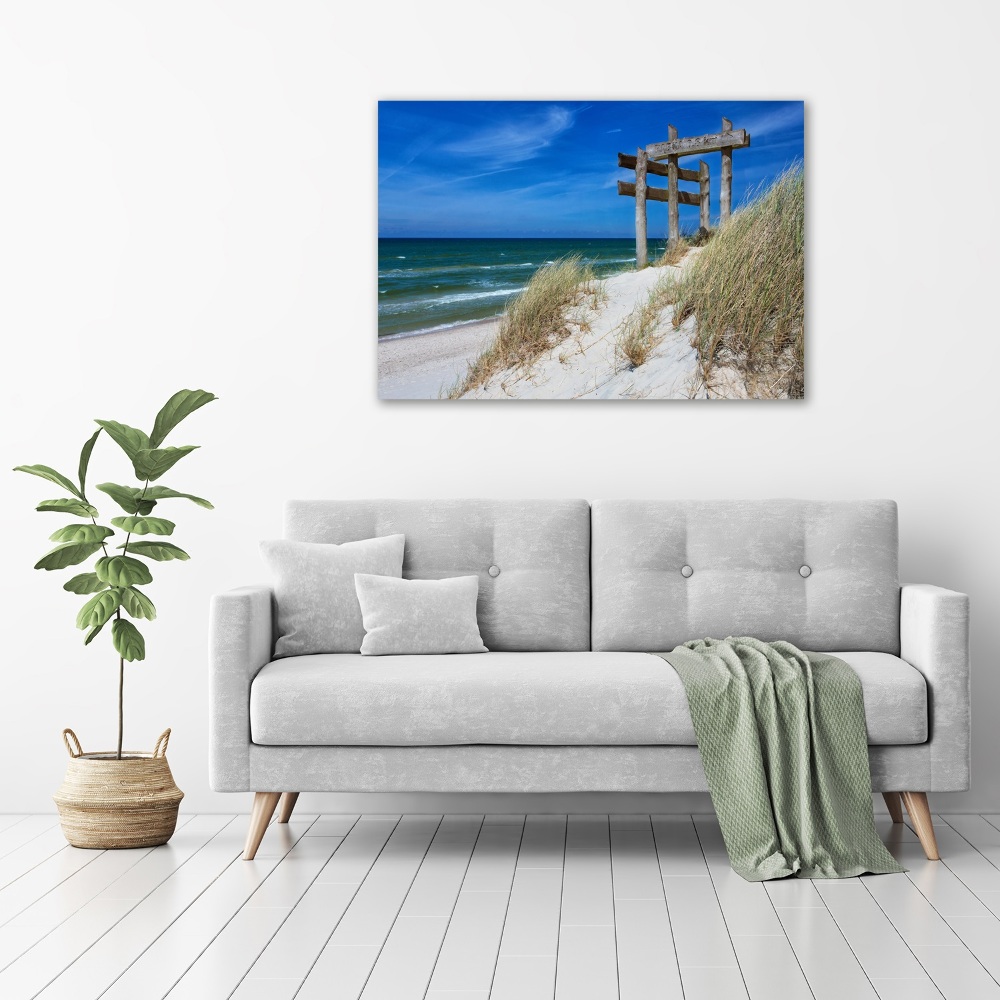 Wall art acrylic Coastal dunes