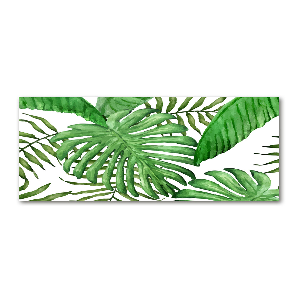 Acrylic wall art Tropical leaves