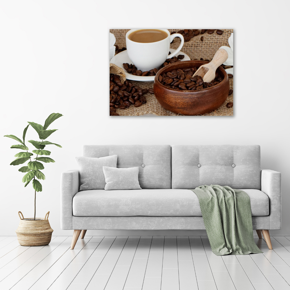 Wall art acrylic Coffee with milk