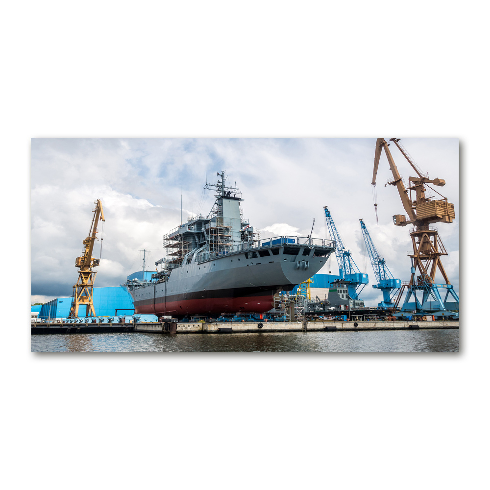 Acrylic wall art Shipyard shipyard