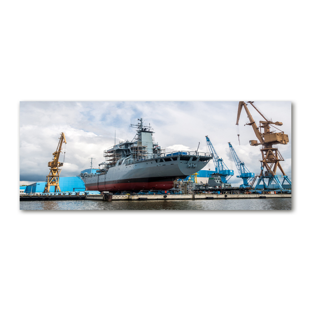 Acrylic wall art Shipyard shipyard