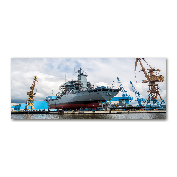 Acrylic wall art Shipyard shipyard