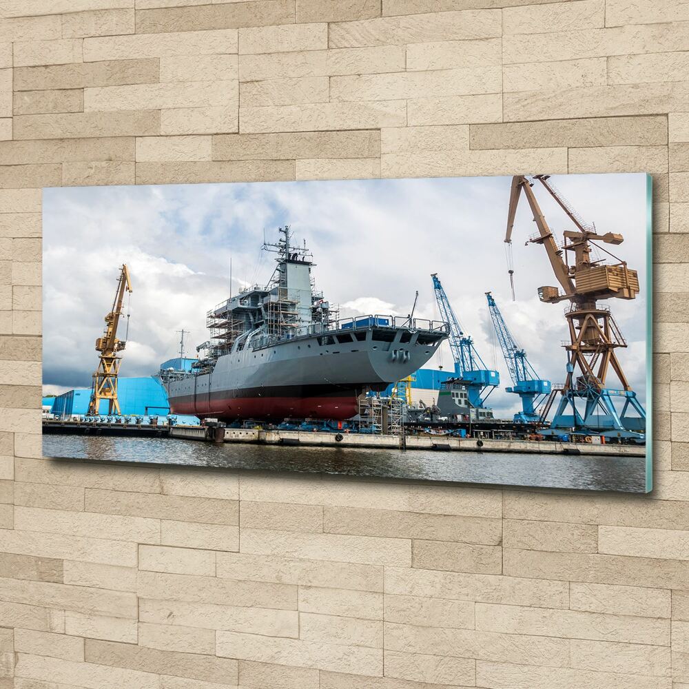 Acrylic wall art Shipyard shipyard