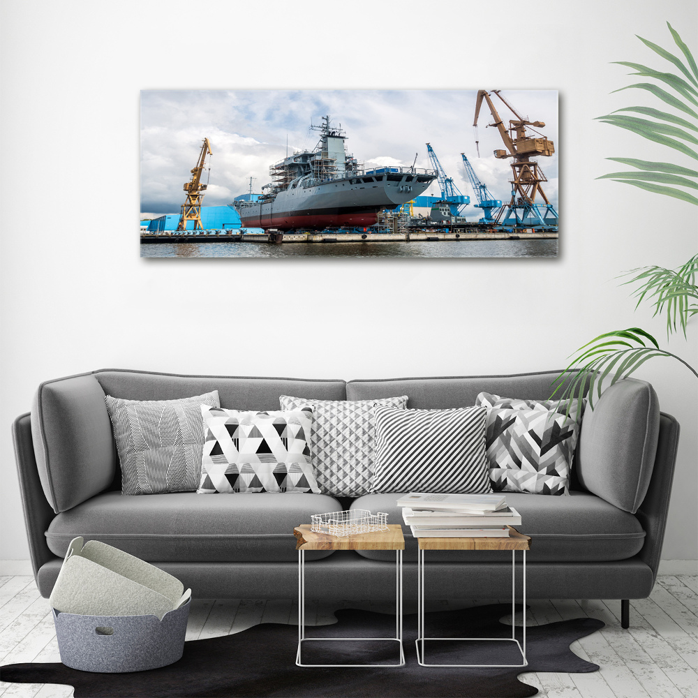 Acrylic wall art Shipyard shipyard