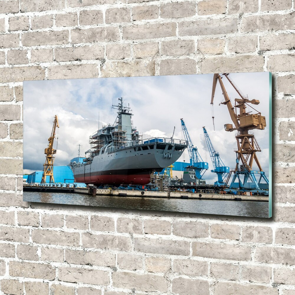 Acrylic wall art Shipyard shipyard