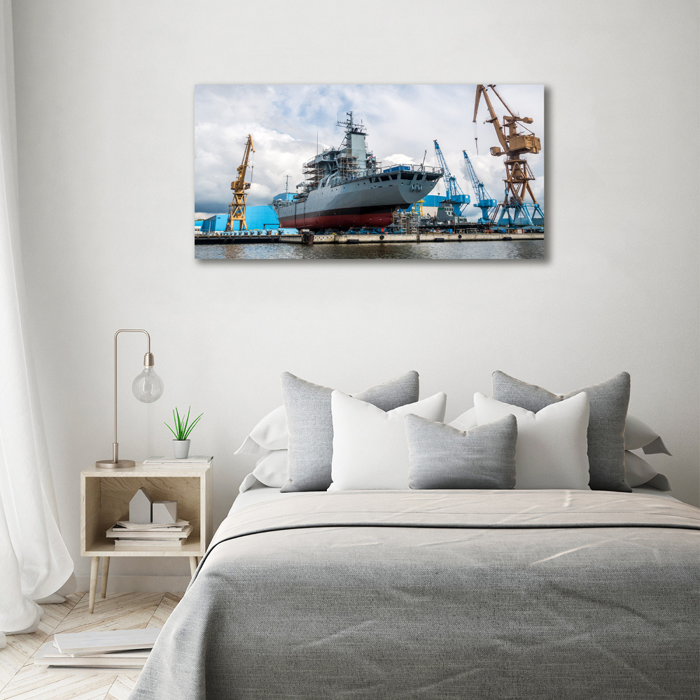 Acrylic wall art Shipyard shipyard