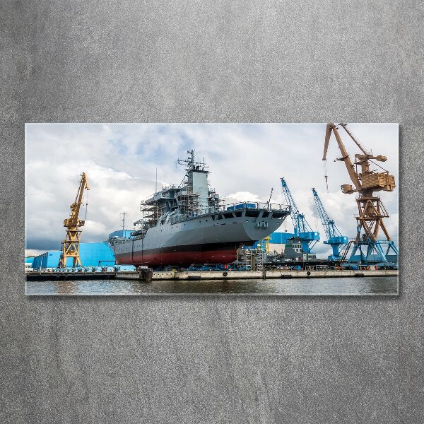 Acrylic wall art Shipyard shipyard