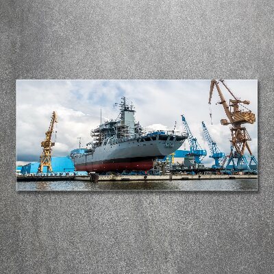 Acrylic wall art Shipyard shipyard