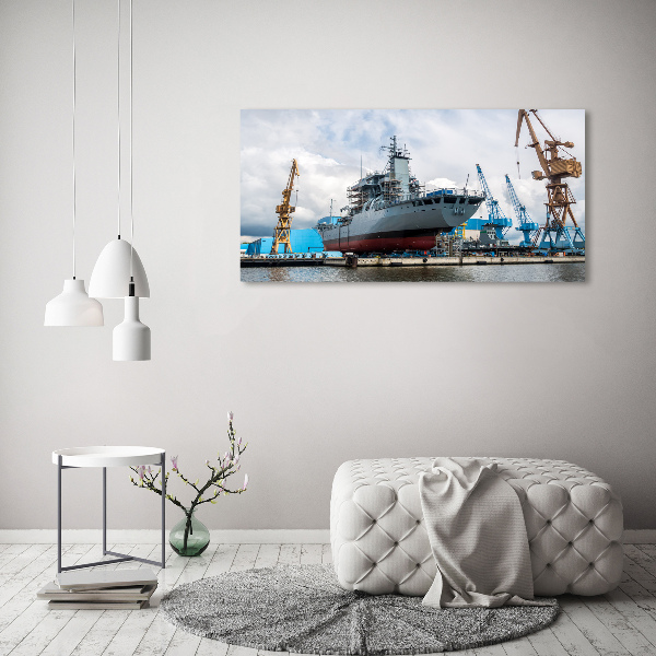 Acrylic wall art Shipyard shipyard