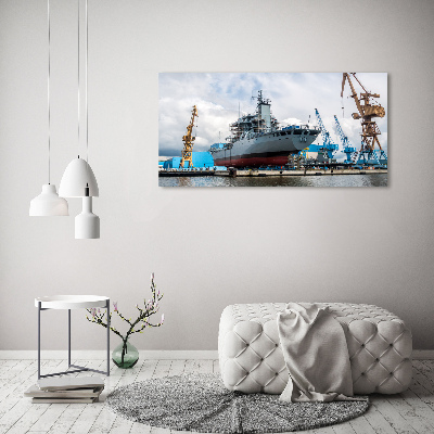 Acrylic wall art Shipyard shipyard