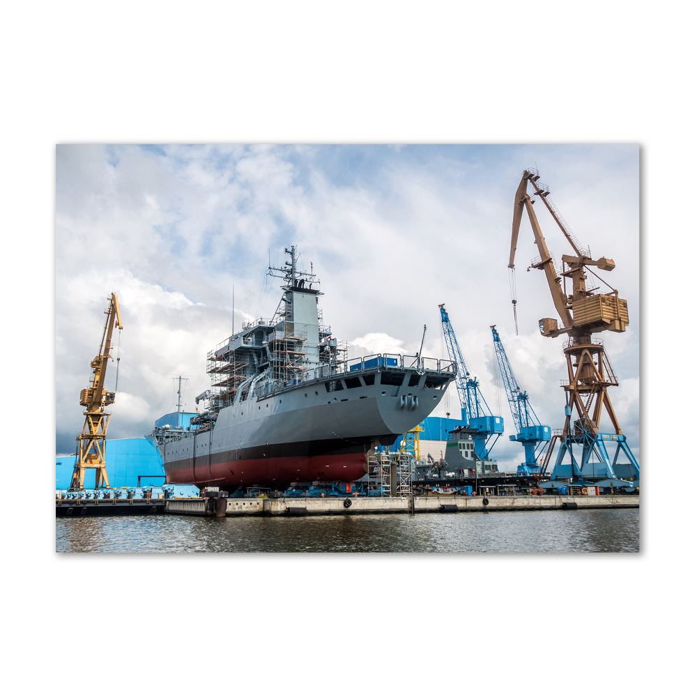 Acrylic wall art Shipyard shipyard