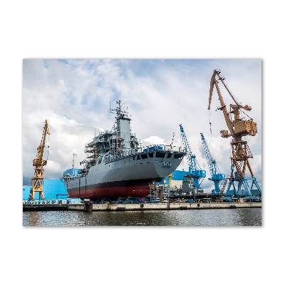 Acrylic wall art Shipyard shipyard