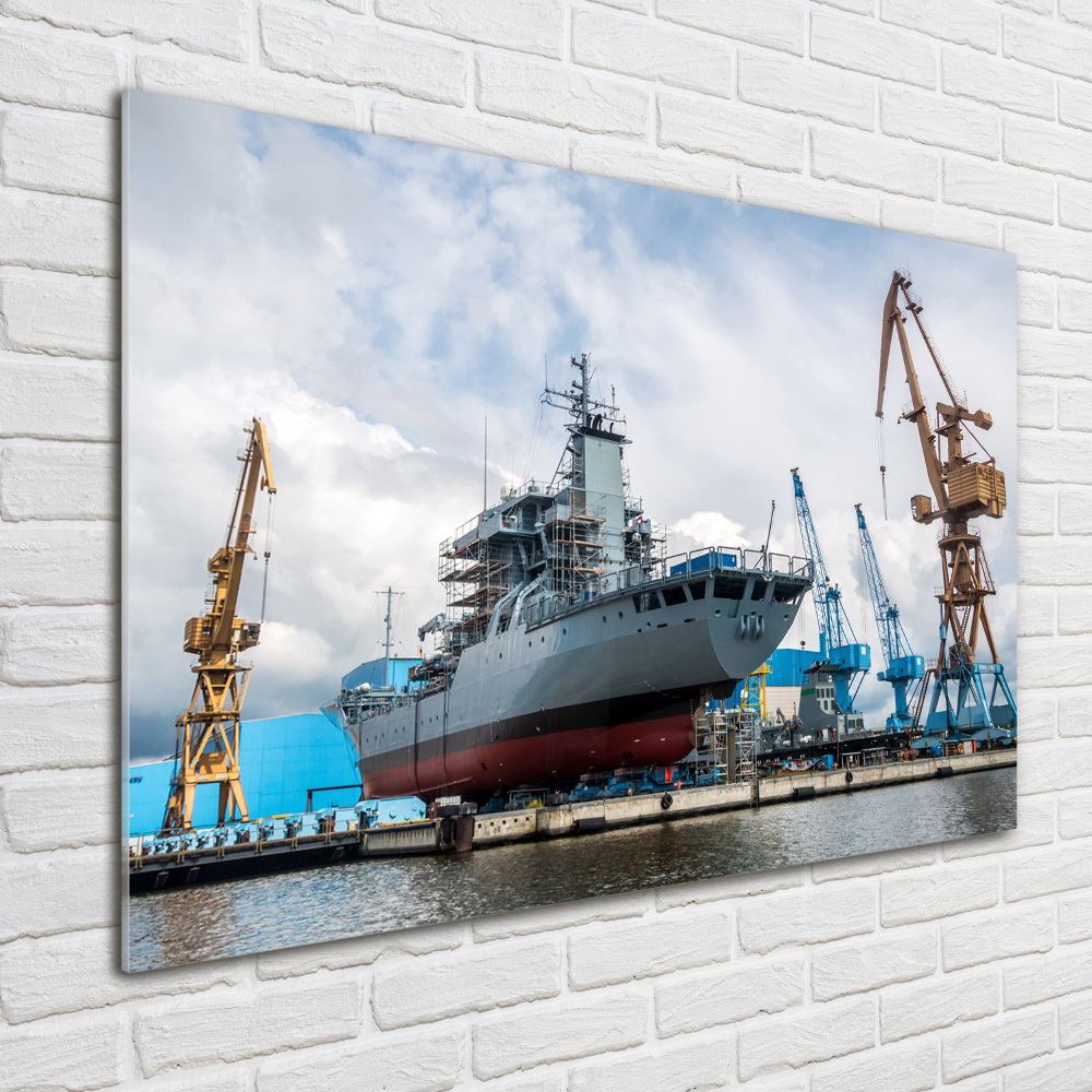 Acrylic wall art Shipyard shipyard