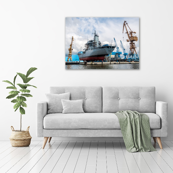 Acrylic wall art Shipyard shipyard