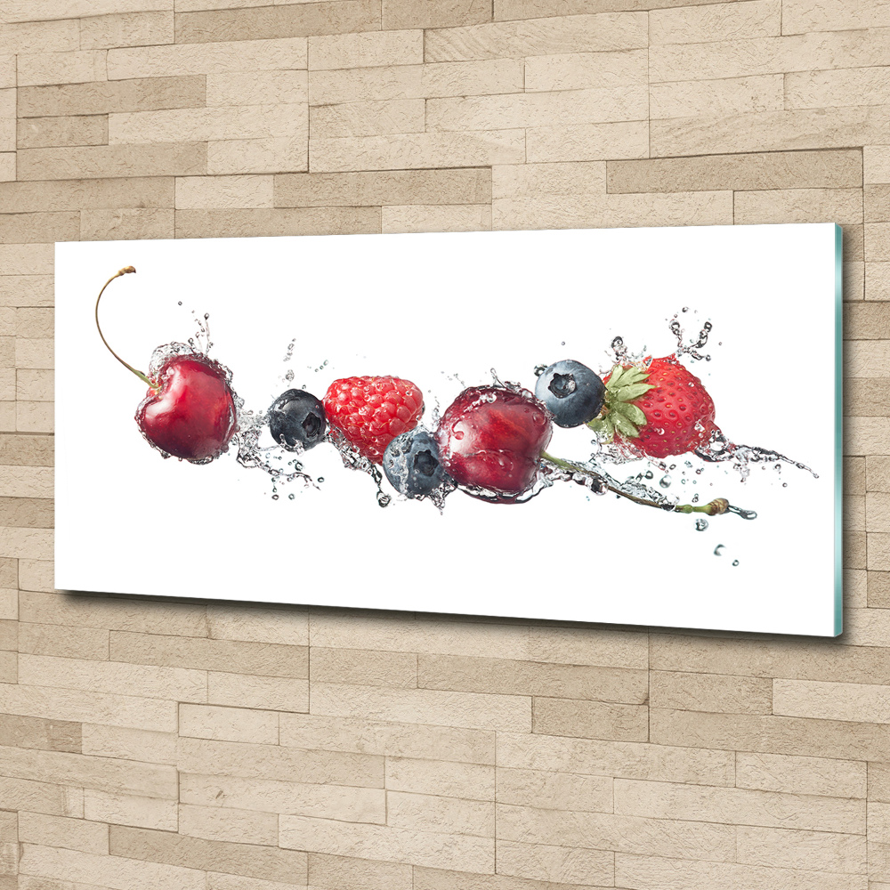 Acrylic wall art Forest fruits