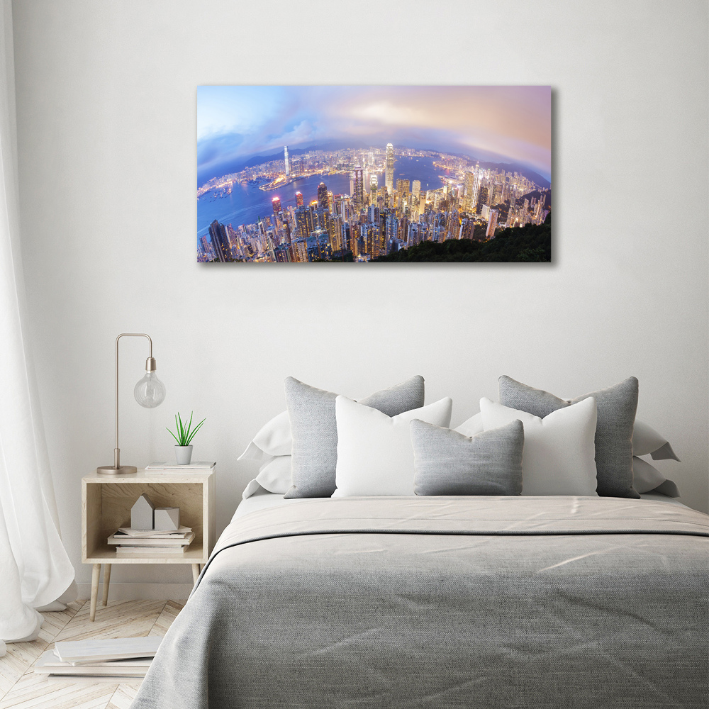 Print on acrylic Hong Kong Panorama