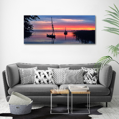 Print on acrylic Sailboats about the west