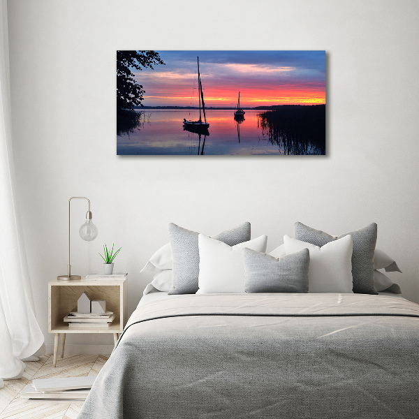 Print on acrylic Sailboats about the west