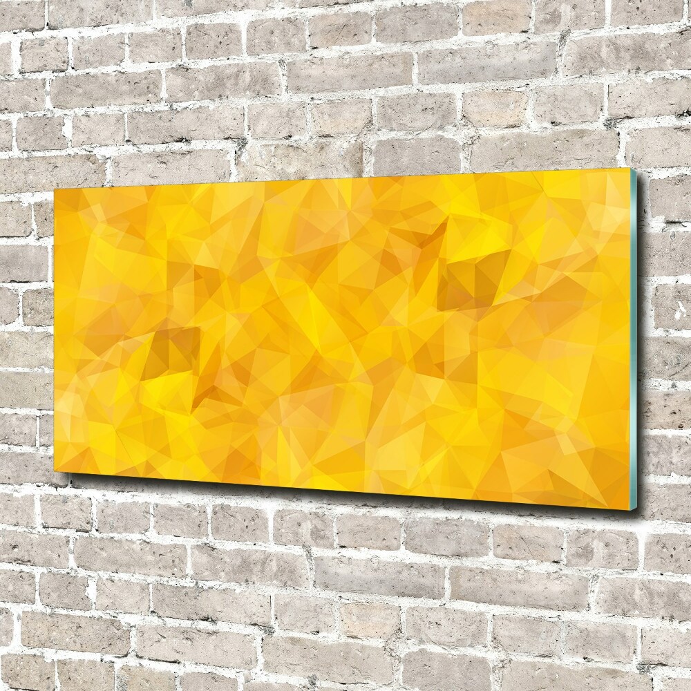 Acrylic print Abstraction of the triangle