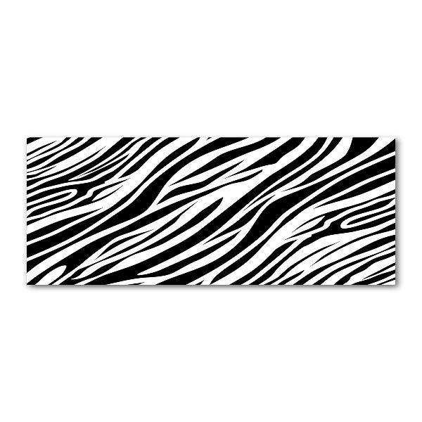 Acrylic wall art Zebra background