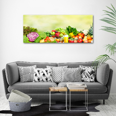 Print on acrylic Vegetables and fruits