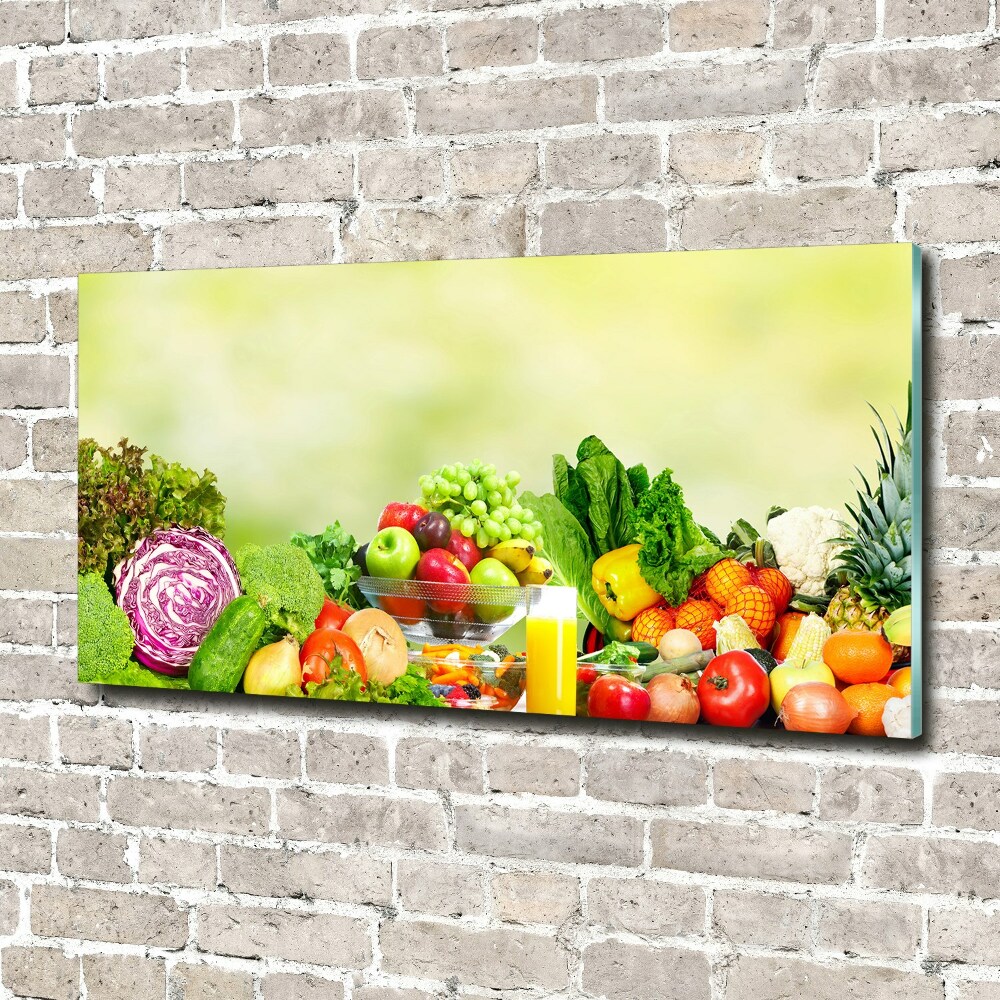 Print on acrylic Vegetables and fruits