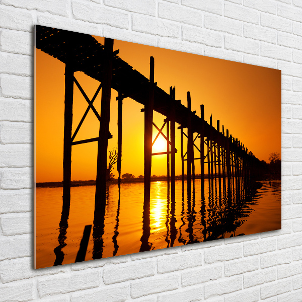 Print on acrylic West Sun bridge