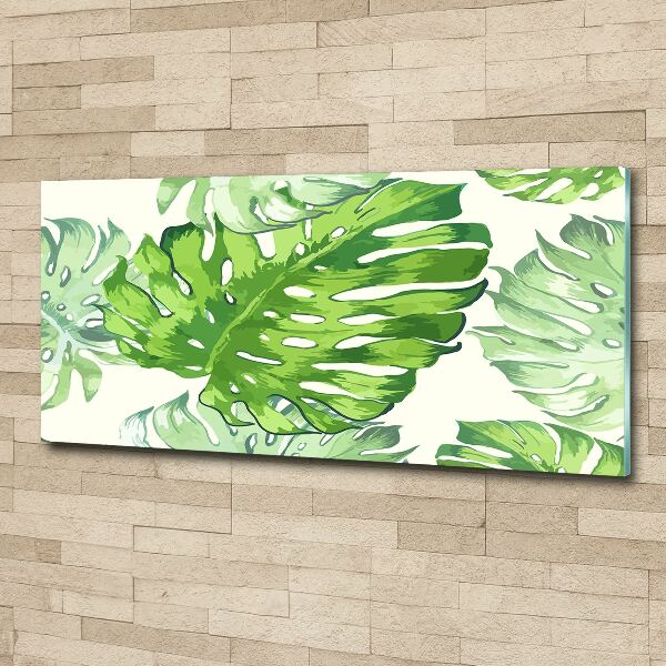 Print on acrylic Tropical leaves