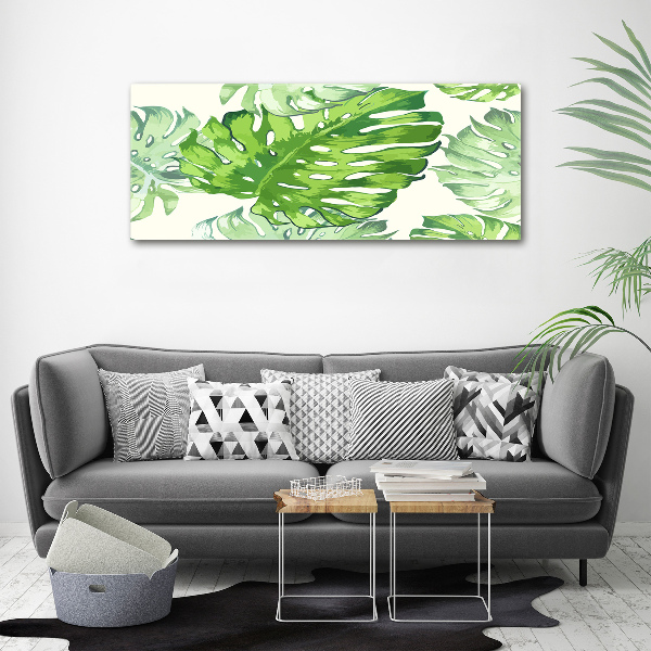 Print on acrylic Tropical leaves